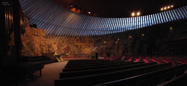церковь в скале Хельсинки